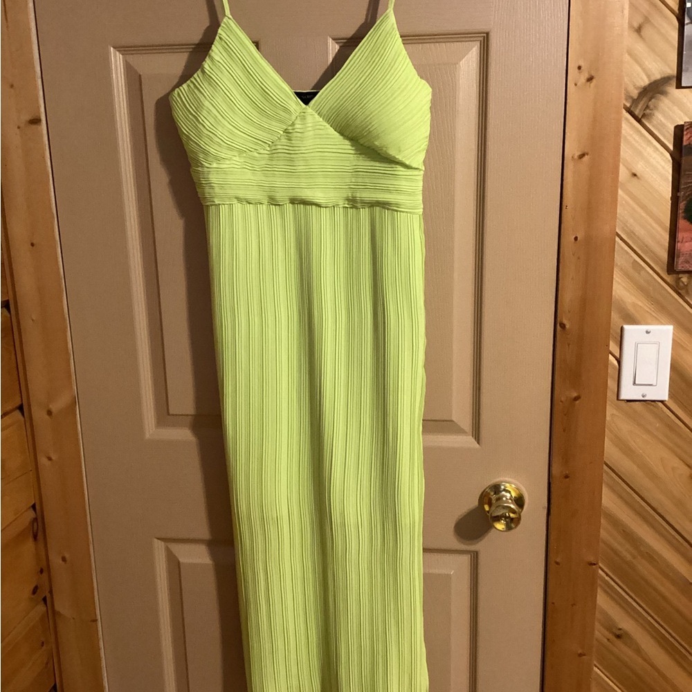 Banana Republic Vibrant Green Midi Dress